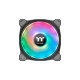 Thermaltake Riing Duo 14 RGB Radiator Fan 3 Pack, Gehäuselüfter(schwarz, 3er Set, 1x Controller)