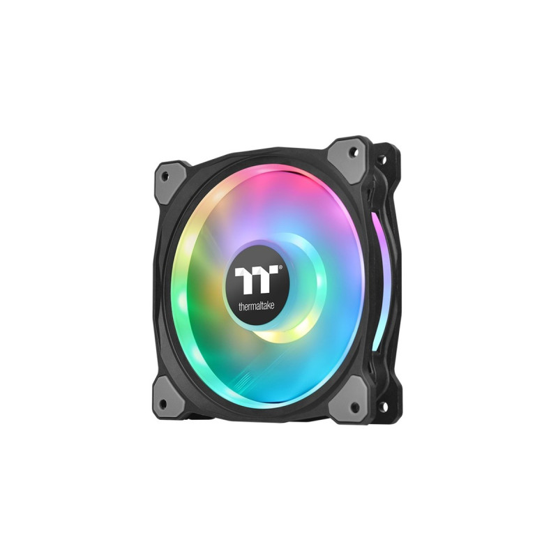 Thermaltake Riing Duo 14 RGB Radiator Fan 3 Pack, Gehäuselüfter(schwarz, 3er Set, 1x Controller)