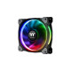 Thermaltake Riing Plus 14 LED RGB Radiator Fan TT Premium, Gehäuselüfter(schwarz, 5er Set, 1x Controller)