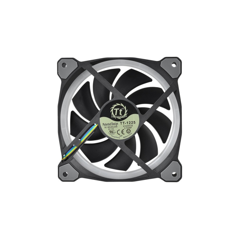 Thermaltake Riing Plus 14 LED RGB Radiator Fan TT Premium, Gehäuselüfter(schwarz, 5er Set, 1x Controller)
