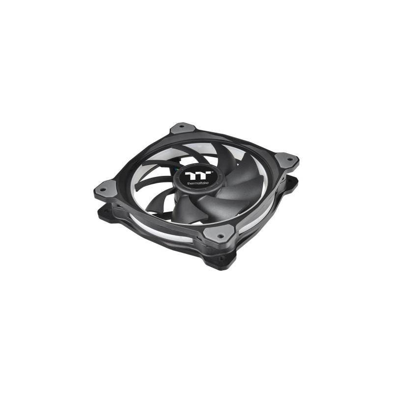 Thermaltake Riing Plus 14 LED RGB Radiator Fan TT Premium, Gehäuselüfter(schwarz, 5er Set, 1x Controller)
