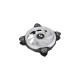 Thermaltake Riing Quad 12 RGB Radiator Fan TT Premium Edition 3 Pack, Gehäuselüfter(schwarz, 3er Set, 1x Controller)