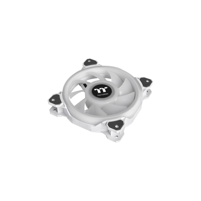Thermaltake Riing Quad 12 RGB Radiator Fan TT Premium Edition 3 Pack, Gehäuselüfter(weiß, 3er Set, 1x Controller)