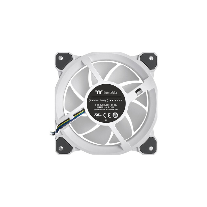 Thermaltake Riing Quad 12 RGB Radiator Fan TT Premium Edition 3 Pack, Gehäuselüfter(weiß, 3er Set, 1x Controller)