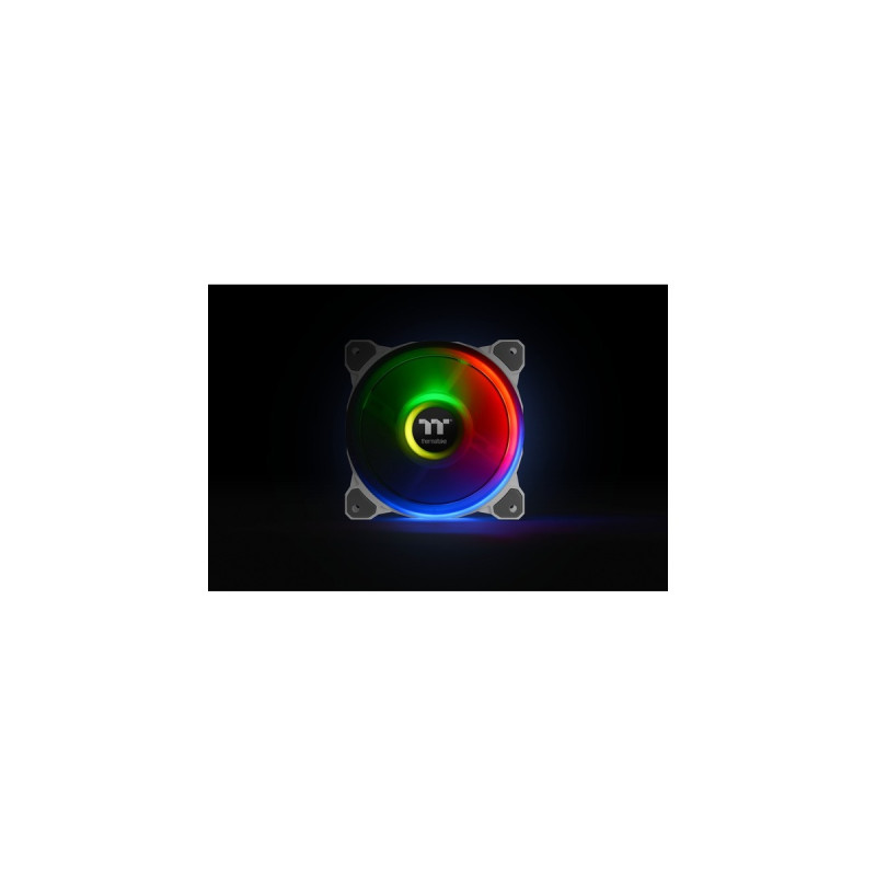 Thermaltake Riing Quad 12 RGB Radiator Fan TT Premium Edition 3 Pack, Gehäuselüfter(weiß, 3er Set, 1x Controller)