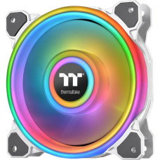 Thermaltake Riing Quad 12 RGB Radiator Fan TT Premium Edition Single Fan Pack - White, Gehäuselüfter(weiß, Single Pack, ohne Controller)