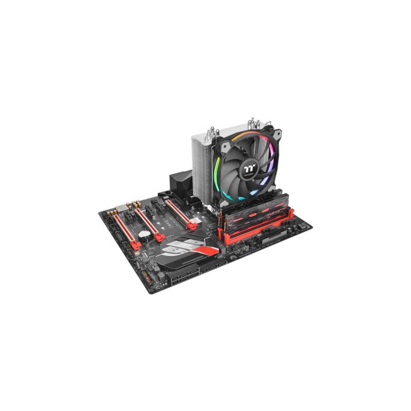 Thermaltake Riing Silent 12 RGB Sync Edition, CPU-Kühler(schwarz)