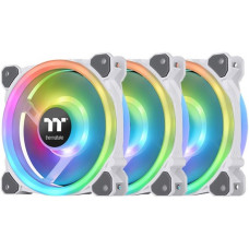 Thermaltake Riing Trio 12 RGB Radiator Fan White TT Premium Edition, Gehäuselüfter(weiß, 3er Pack inkl. Controller)