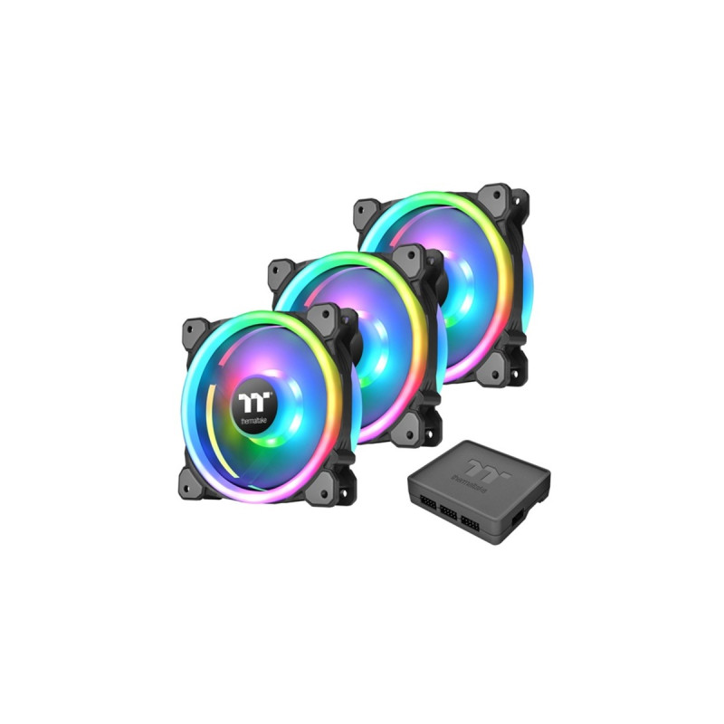 Thermaltake Riing Trio 12 RGB, Gehäuselüfter(3er Pack inkl. Controller)