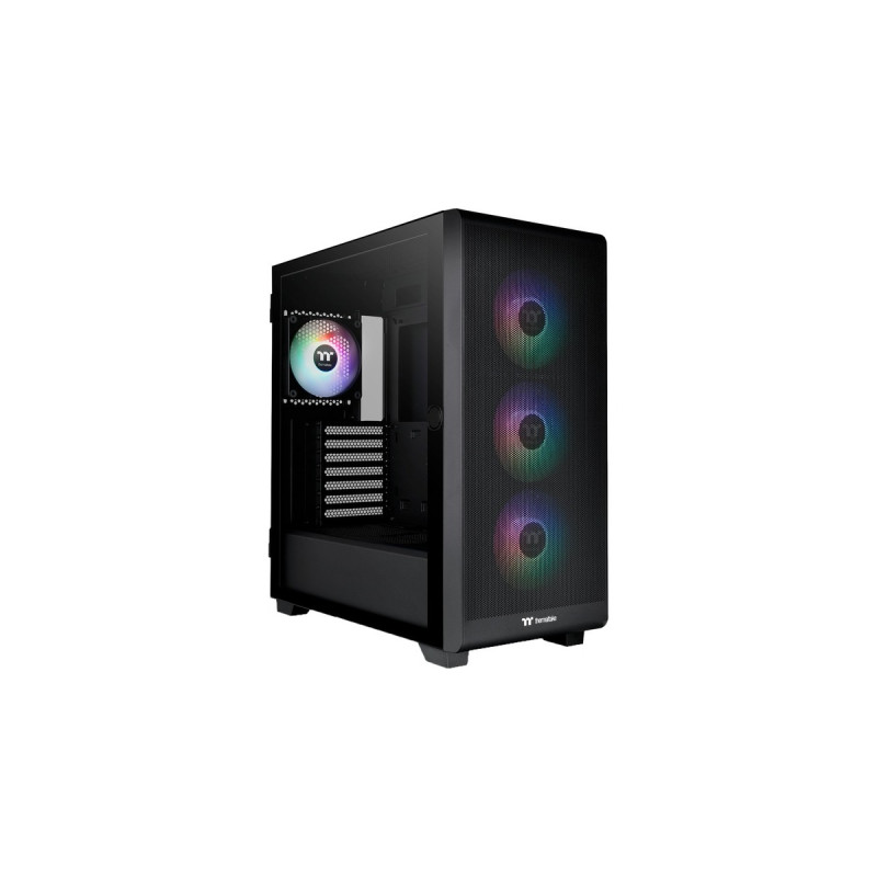 Thermaltake S250 ARGB , Tower-Gehäuse(schwarz, Tempered Glass)