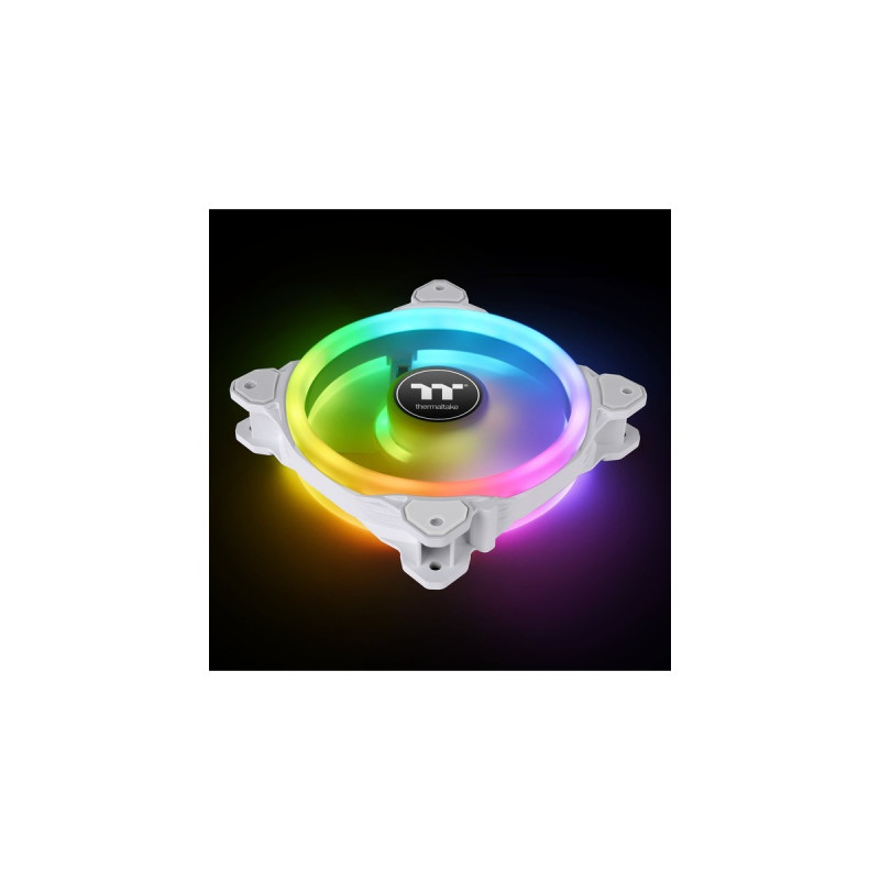 Thermaltake SWAFAN 12 RGB Radiator Fan TT Premium Edition White (3-Fan Pack), Gehäuselüfter(weiß, 3er Pack, inkl. Controller)