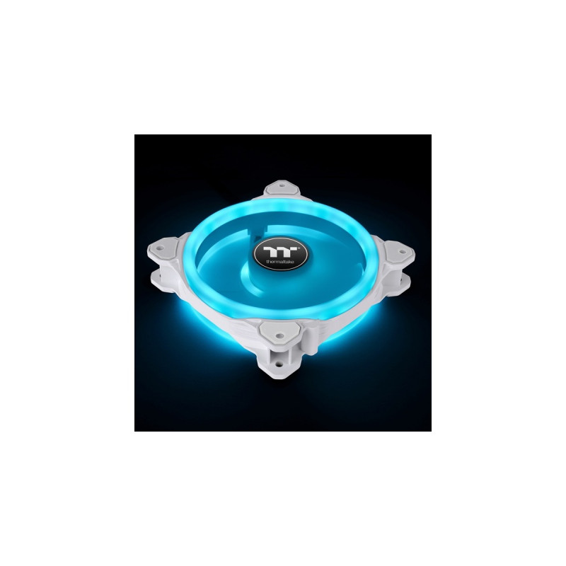 Thermaltake SWAFAN 12 RGB Radiator Fan TT Premium Edition White (3-Fan Pack), Gehäuselüfter(weiß, 3er Pack, inkl. Controller)