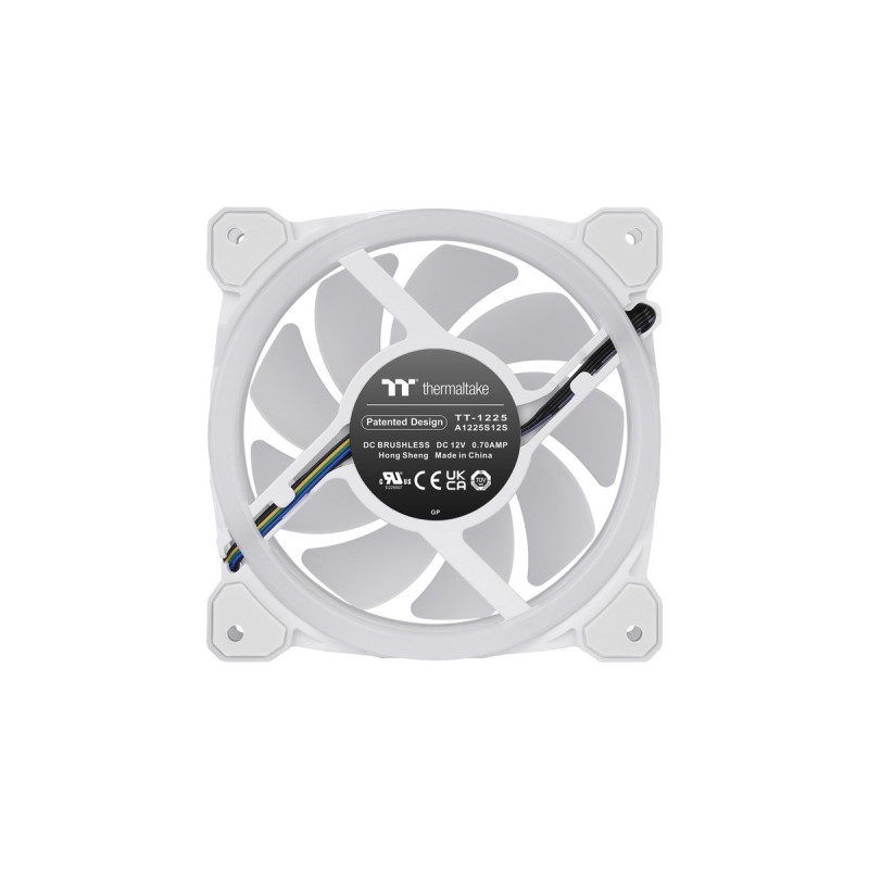 Thermaltake SWAFAN 12 RGB Radiator Fan TT Premium Edition White (3-Fan Pack), Gehäuselüfter(weiß, 3er Pack, inkl. Controller)