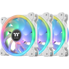 Thermaltake SWAFAN 14 RGB Radiator Fan TT Premium Edition White (3-Fan Pack), Gehäuselüfter(weiß, 3er Pack, inkl. Controller)
