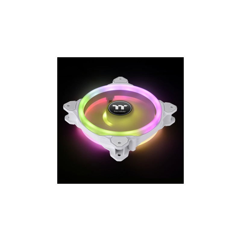 Thermaltake SWAFAN 14 RGB Radiator Fan TT Premium Edition White (3-Fan Pack), Gehäuselüfter(weiß, 3er Pack, inkl. Controller)