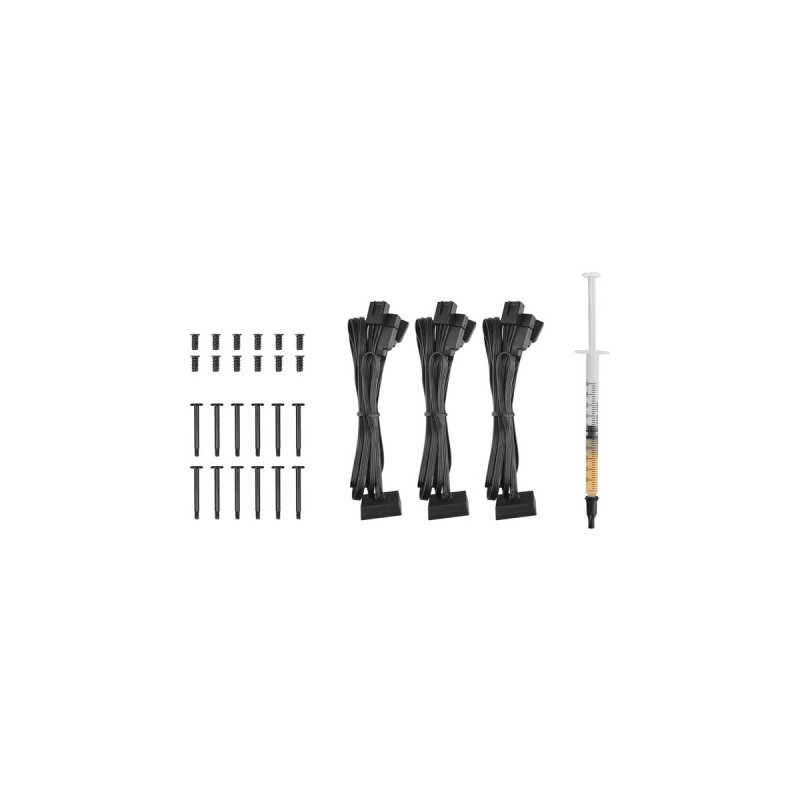 Thermaltake SWAFAN EX12 ARGB Sync PC Cooling Fan TT Premium Edition, Gehäuselüfter(schwarz, 3er Pack)