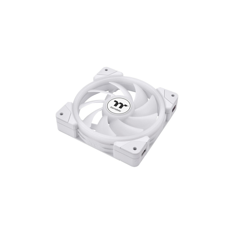 Thermaltake SWAFAN EX12 ARGB Sync PC Cooling Fan White TT Premium Edition, Gehäuselüfter(weiß, 3er Pack)