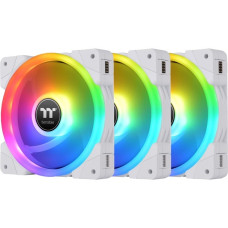 Thermaltake SWAFAN EX12 RGB PC Cooling Fan White TT Premium Edition, Gehäuselüfter(weiß, 3er Pack, inkl. Controller)