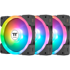 Thermaltake SWAFAN EX14 ARGB Sync PC Cooling Fan TT Premium Edition, Gehäuselüfter(schwarz, 3er Pack)