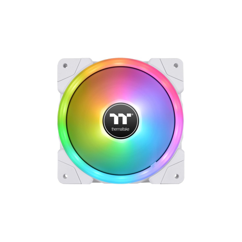 Thermaltake SWAFAN EX14 RGB PC Cooling Fan White TT Premium Edition, Gehäuselüfter(weiß, 3er Pack, inkl. Controller)