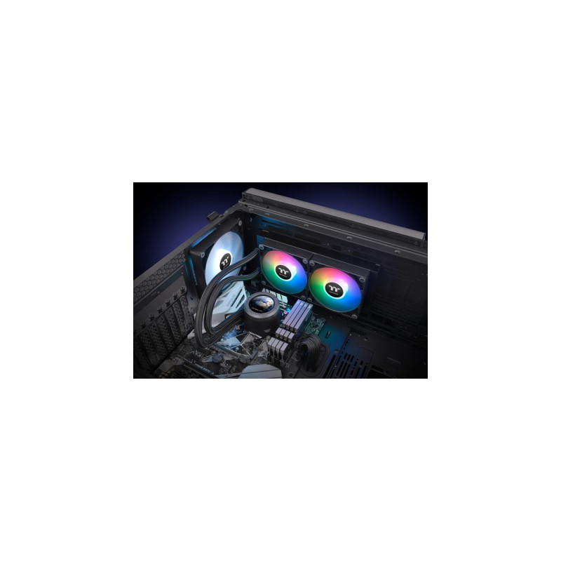 Thermaltake TH240 V2 Ultra ARGB Sync All-In-One Liquid Cooler, Wasserkühlung(schwarz)