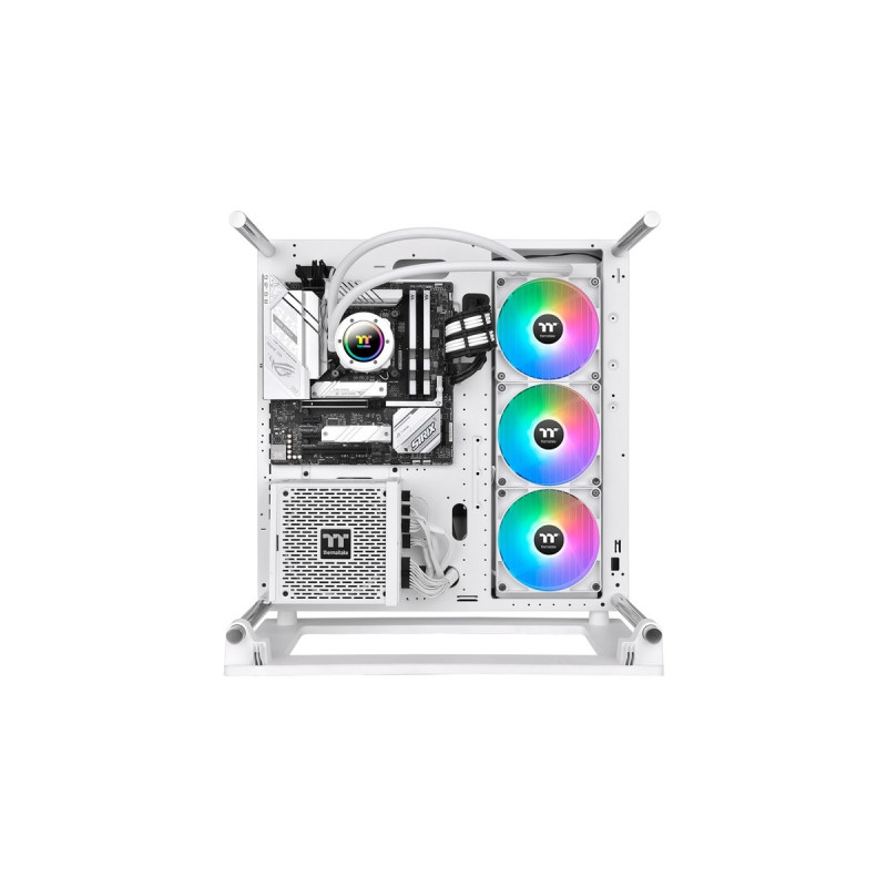Thermaltake TH420 V2 ARGB Sync All-In-One Liquid Cooler Snow Edition, Wasserkühlung(weiß)