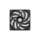 Thermaltake TOUGHFAN 12 Pro High Static Pressure PC Cooling Fan 120x120x25, Gehäuselüfter(schwarz, Single Fan Pack)