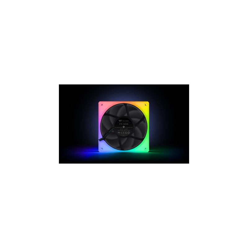 Thermaltake TOUGHFAN 12 RGB High Static Pressure Radiator Fan 120x120x25, Gehäuselüfter(3er Pack)