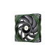 Thermaltake TOUGHFAN 12 Racing Green High Static Pressure Radiator Fan 120x120x25, Gehäuselüfter(grün, Single Pack)
