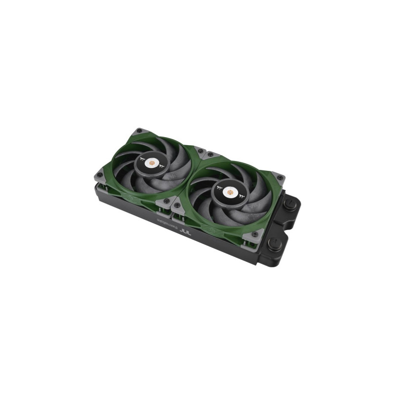 Thermaltake TOUGHFAN 12 Racing Green High Static Pressure Radiator Fan 120x120x25, Gehäuselüfter(grün, Single Pack)
