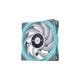 Thermaltake TOUGHFAN 12 Turquoise High Static Pressure Radiator Fan 120x120x25, Gehäuselüfter(türkis, Single Pack)