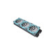 Thermaltake TOUGHFAN 12 Turquoise High Static Pressure Radiator Fan 120x120x25, Gehäuselüfter(türkis, Single Pack)