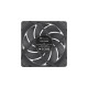 Thermaltake TOUGHFAN 14 Pro High Static Pressure PC Cooling Fan 140x140x25, Gehäuselüfter(schwarz, Single Fan Pack)