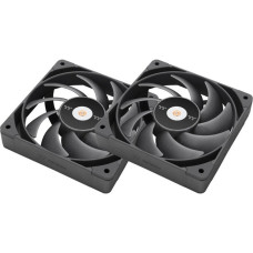 Thermaltake TOUGHFAN 14 Pro High Static Pressure PC Cooling Fan 140x140x25, Gehäuselüfter(schwarz, 2 Fans Pack)