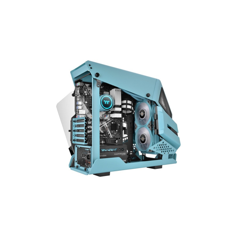 Thermaltake TOUGHLIQUID 240 ARGB Sync All-In-One Liquid Cooler Turquoise 240mm, Wasserkühlung(türkis)