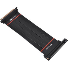 Thermaltake TT Premium PCI-E 4.0 Extender-Kabel, Verlängerungskabel(schwarz, 20cm, abgewinkelt)