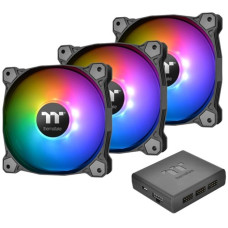 Thermaltake TT Pure Plus RGB 14 Premium Edition 3er, Gehäuselüfter(3er Pack)