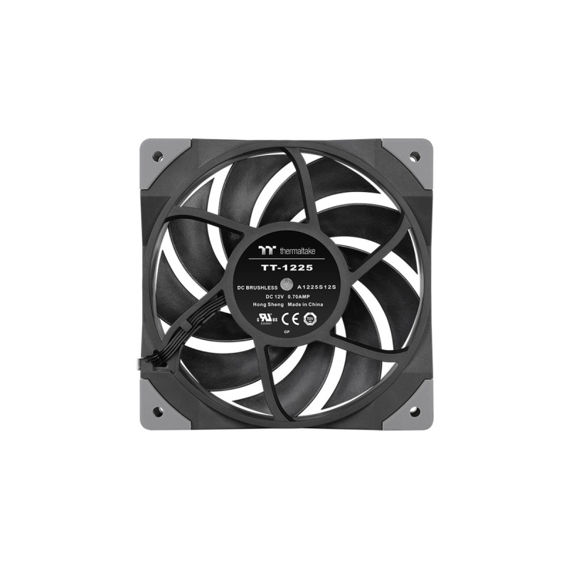 Thermaltake TT Toughfan 12 PWM 120x120x25mm, Gehäuselüfter(schwarz, Radiator Fan)