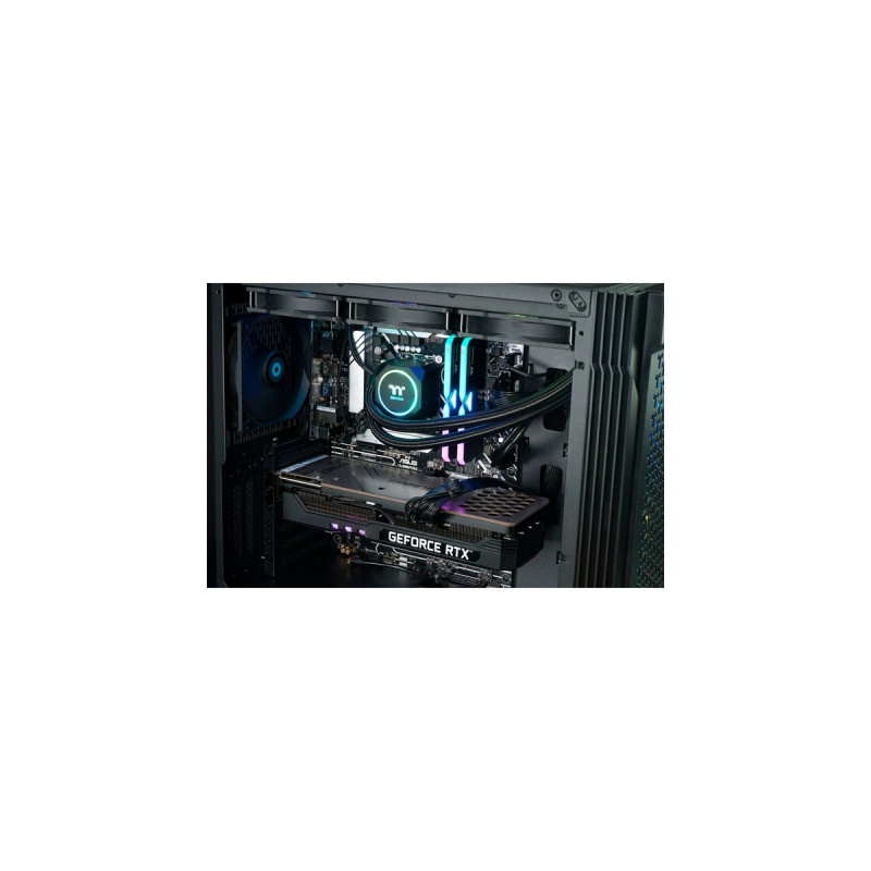 Thermaltake Tarvos Black V2, Gaming-PC(schwarz/transparent, Windows 11 Home 64-Bit)