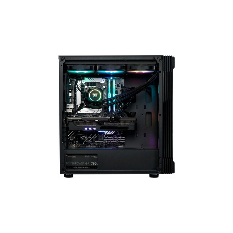 Thermaltake Tarvos Black, Gaming-PC(schwarz, Windows 11 Home 64-Bit)