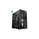 Thermaltake Telesto Black, Gaming-PC(schwarz, Windows 11 Home 64-Bit)