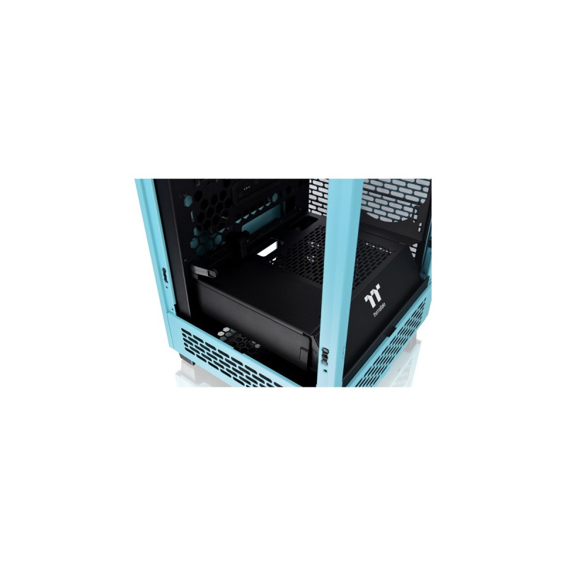 Thermaltake The Tower 200 , Tower-Gehäuse(türkis, Tempered Glas)
