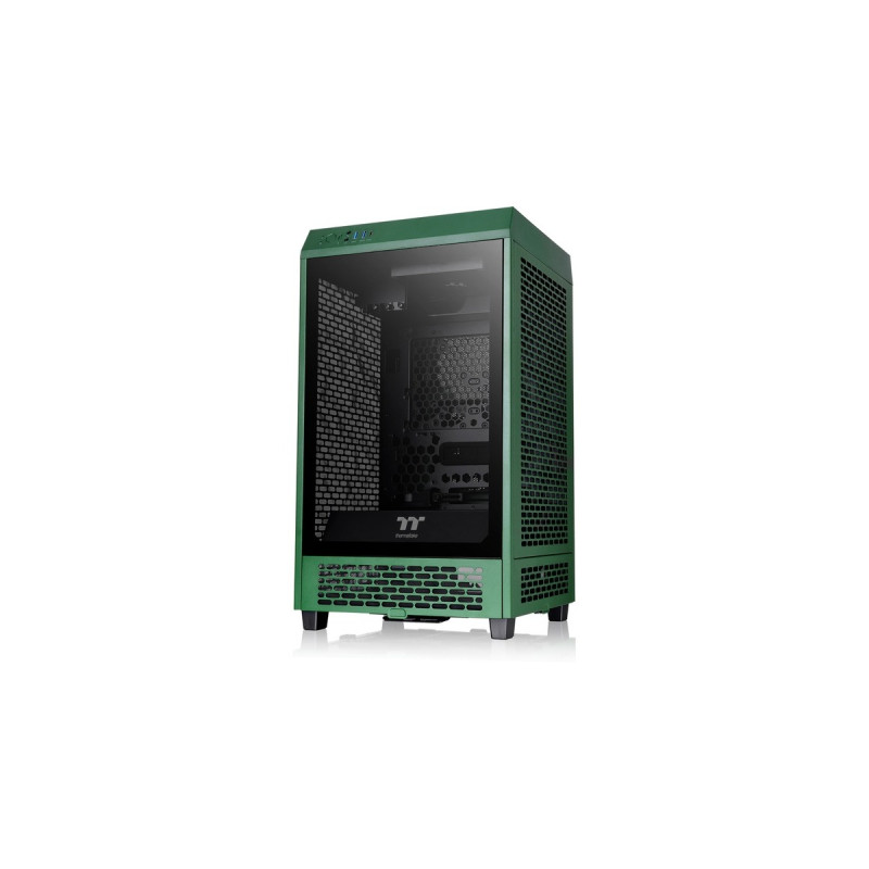Thermaltake The Tower 200 , Tower-Gehäuse(dunkelgrün, Tempered Glas)