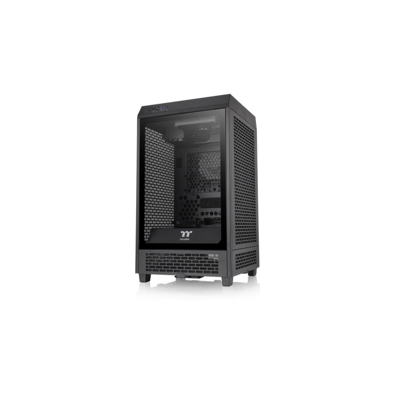 Thermaltake The Tower 200, Tower-Gehäuse(schwarz, Tempered Glas)