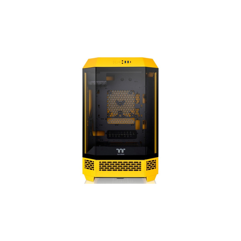 Thermaltake The Tower 300, Tower-Gehäuse(dunkelgelb, Tempered Glass)