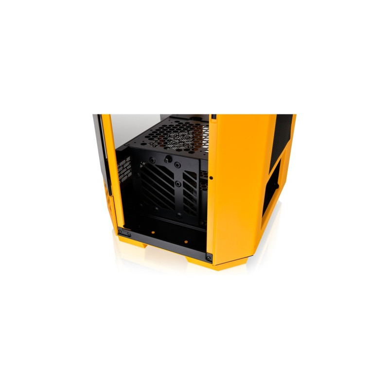 Thermaltake The Tower 300, Tower-Gehäuse(dunkelgelb, Tempered Glass)