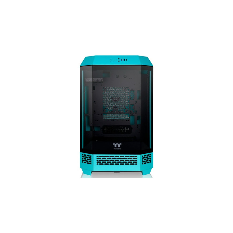 Thermaltake The Tower 300 , Tower-Gehäuse(türkis, Tempered Glass)