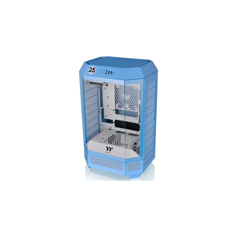 Thermaltake The Tower 300 , Tower-Gehäuse(hellblau, Tempered Glass)