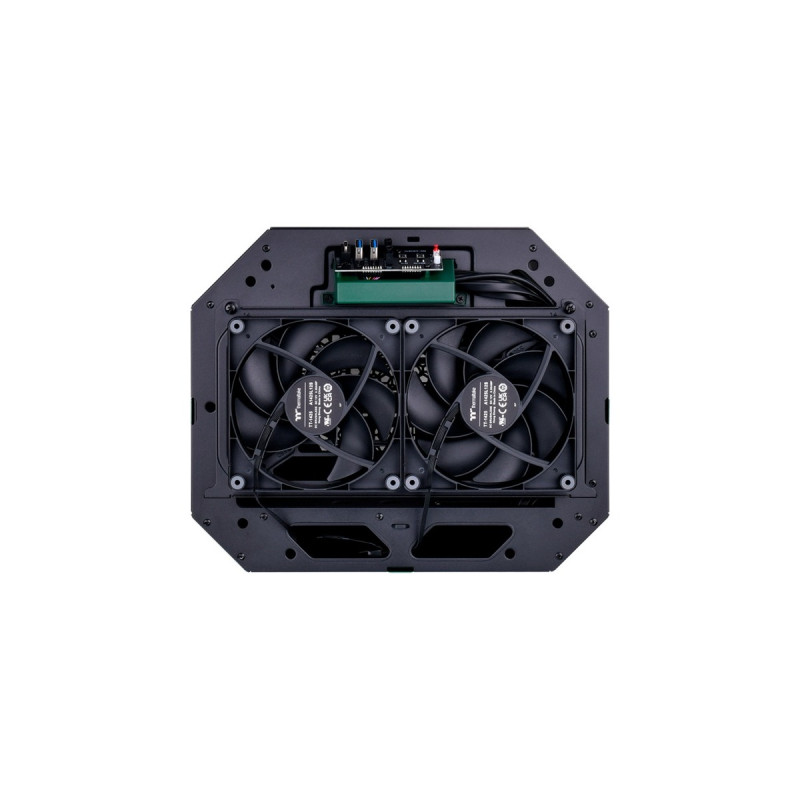 Thermaltake The Tower 300 , Tower-Gehäuse(dunkelgrün, Tempered Glass)