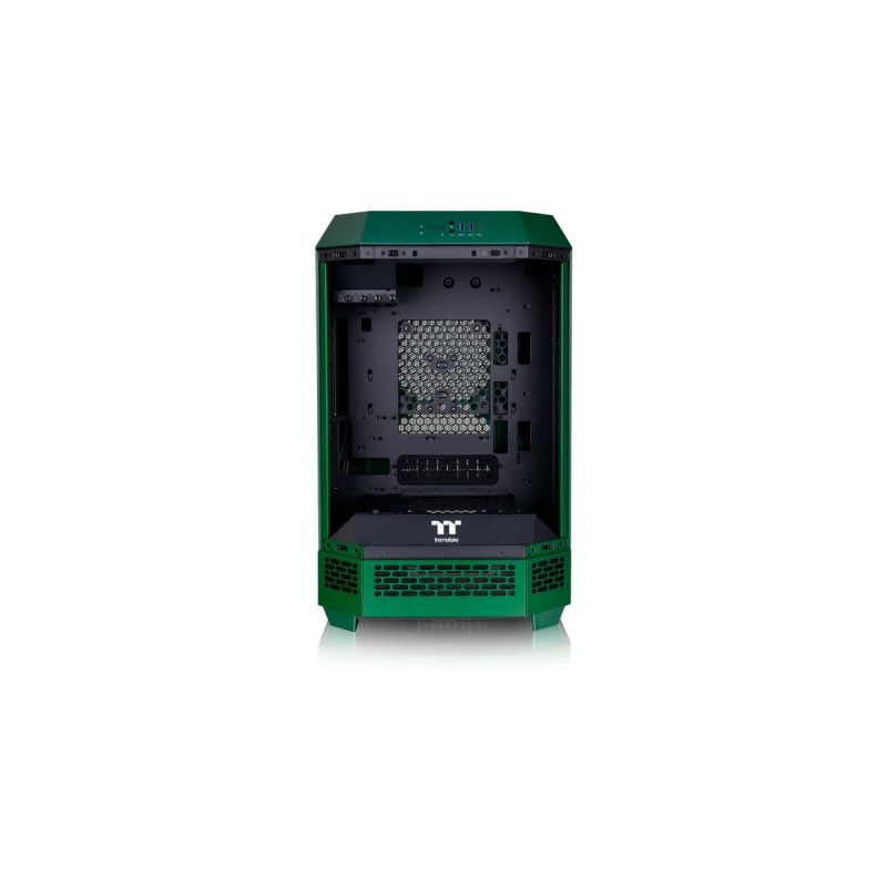 Thermaltake The Tower 300 , Tower-Gehäuse(dunkelgrün, Tempered Glass)